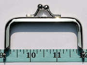 Металлическая рамка для кошелечка 76.2mm x 38.1mm цвет никель